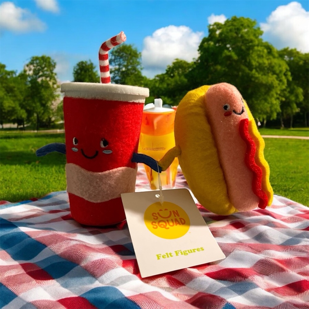 Sun Squad Hot Dog and Soda Duo Valentines - Picture 2 of 5